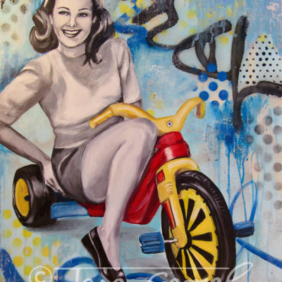 Boo-Boo Bike Big Wheel Pop Art